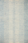 Chris Loves Julia x Loloi 5'0" 7'6" Ivory/Denim Chris CHR-01 Area Rug