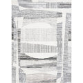 Alpha Gray 5 ft. x 7 ft. Abstract Indoor Area Rug