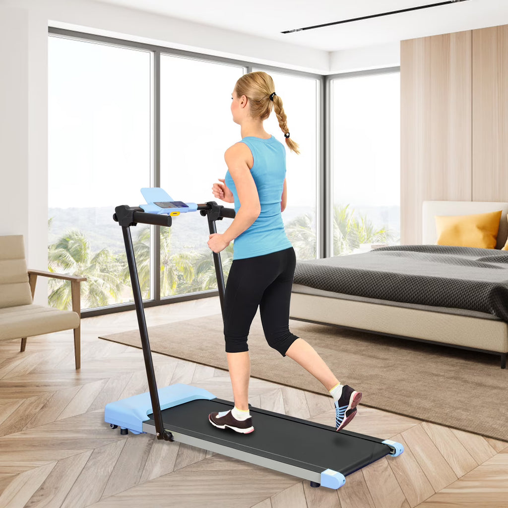 Ambifirner Portable Folding Treadmill, 3.0 HP Foldable Compact Treadmill for Home Office with 300 lb Capacity for Walking & Running