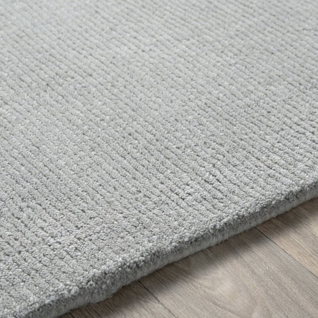 Crowe Hand Loomed Wool Gray Area Rug AllModern Rug Size: Rectangle 3'3" x 5'3"