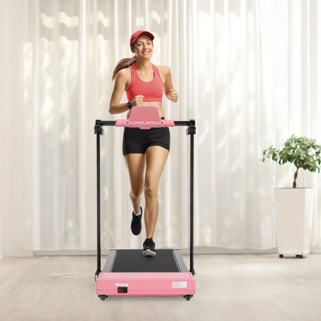 Ambifirner Portable Folding Treadmill, 3.0 HP Foldable Compact Treadmill for Home Office with 300 lb Capacity for Walking & Running