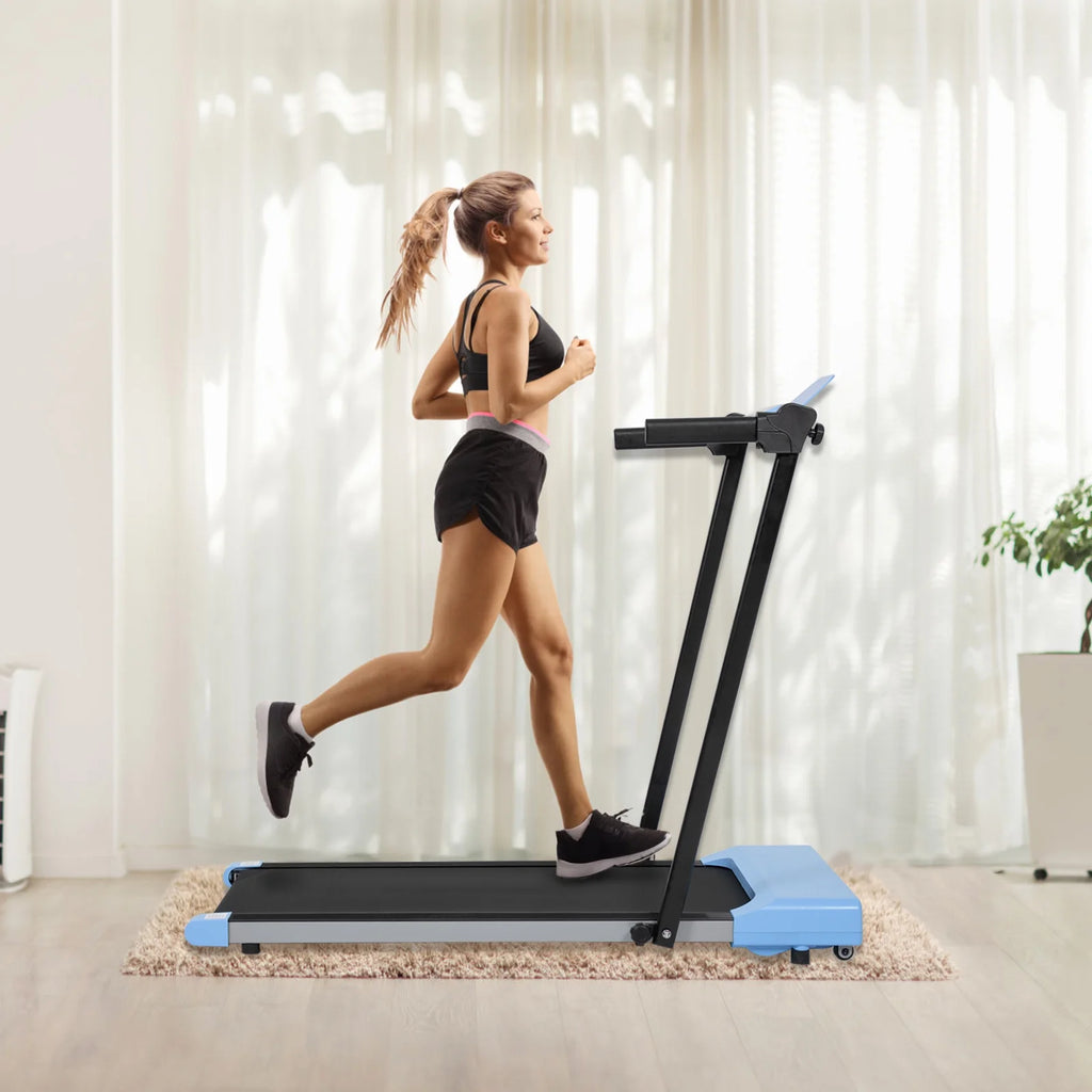 Ambifirner Portable Folding Treadmill, 3.0 HP Foldable Compact Treadmill for Home Office with 300 lb Capacity for Walking & Running