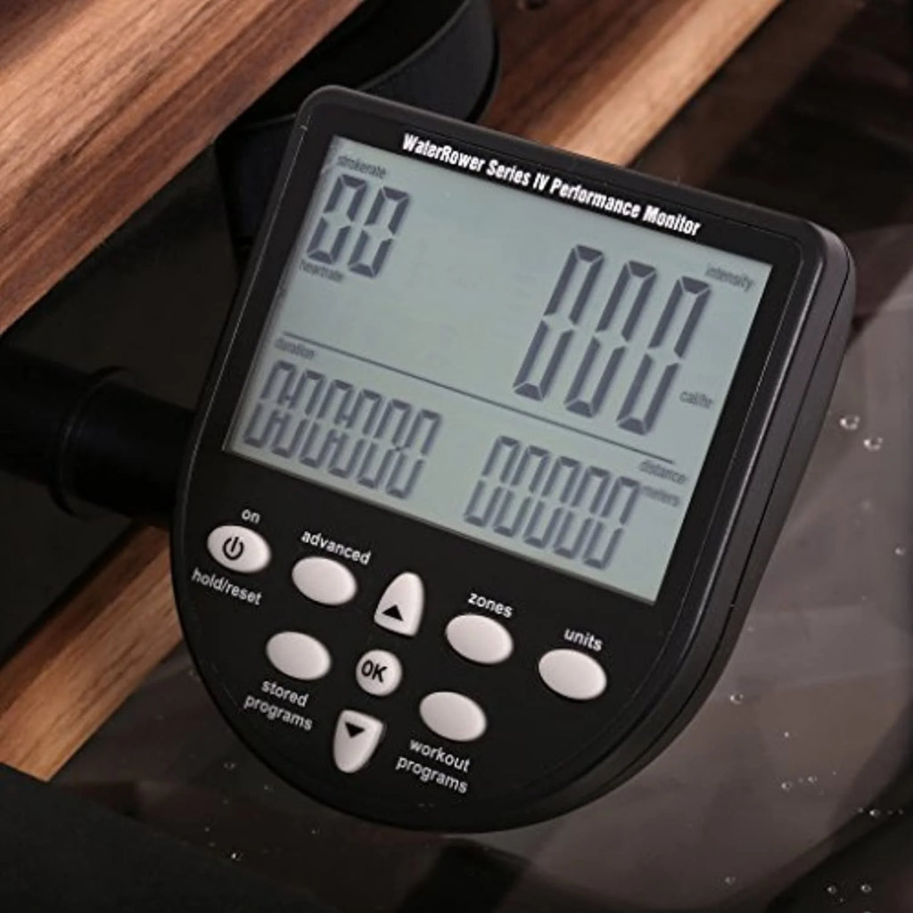 Waterrower Classic Exercise Rowing Machine in Black Walnut with S4 Monitor