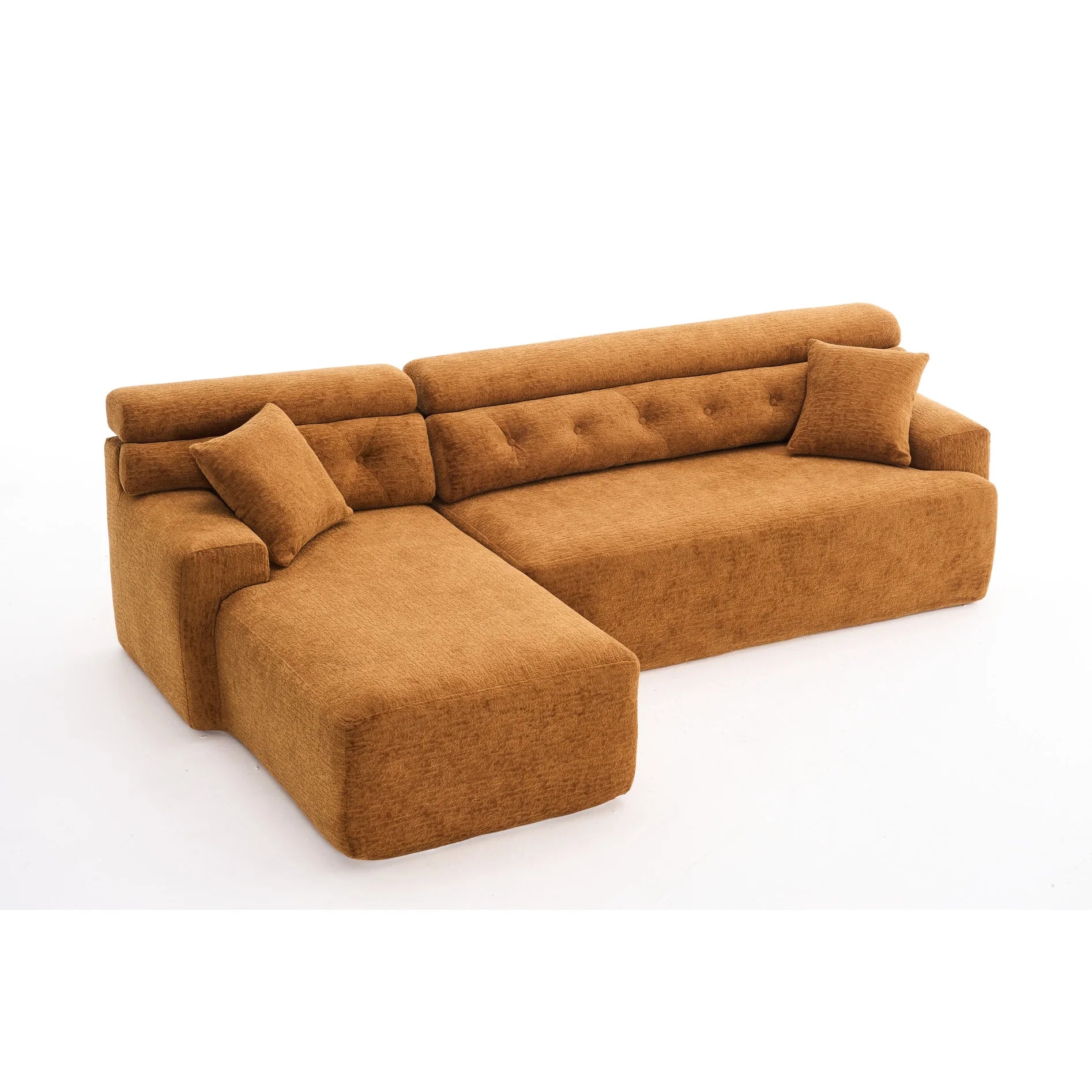4 Compression, Antique Blue - Home Decor with Wider, Deep Seat & Elevated for Chic Living Couch Room Furniture Deeper Back Relax