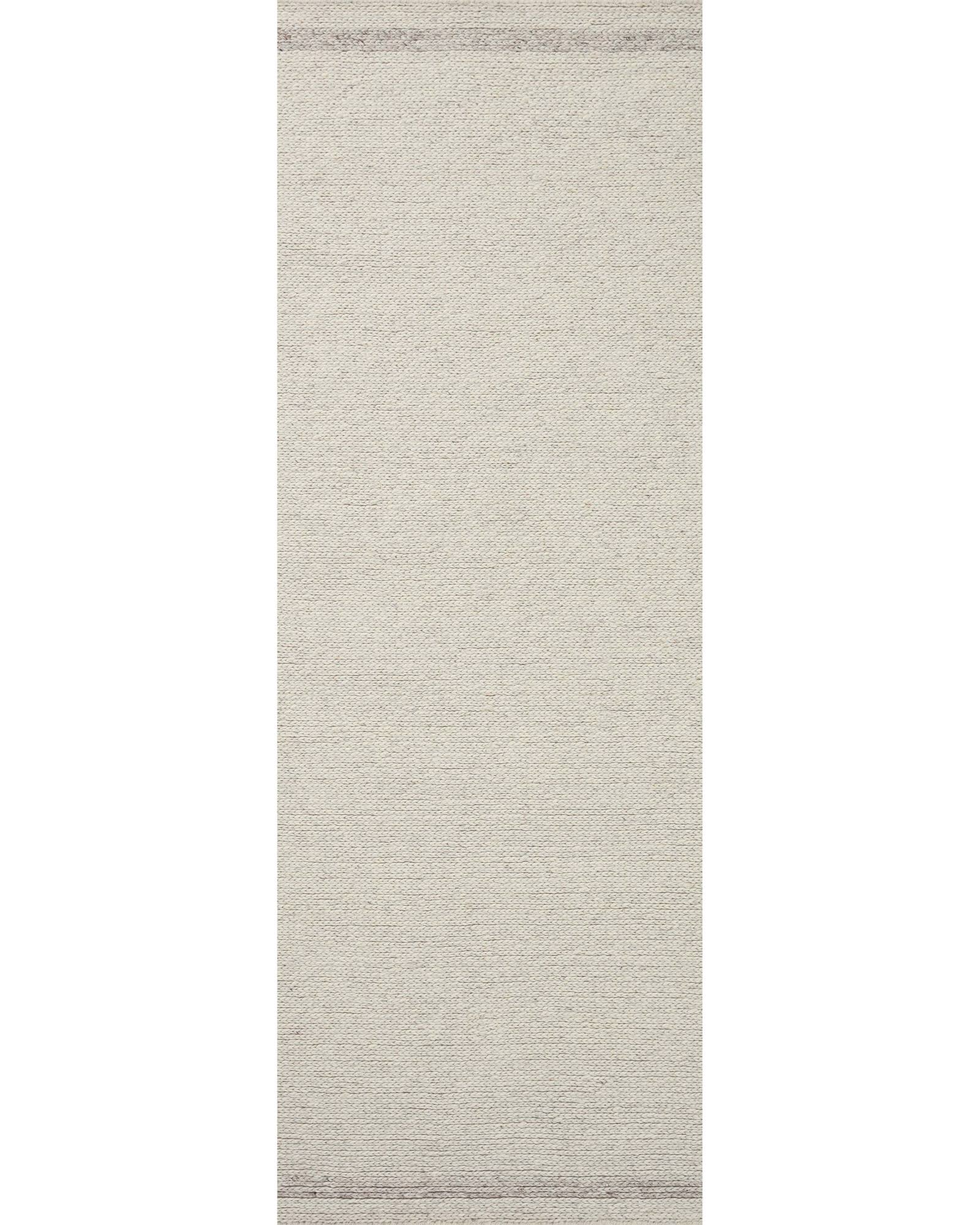 Magnolia Home by Joanna Gaines x Loloi 2'6" 9'9" Mist/Silver Ashby ASH-02 Runner Area Rug
