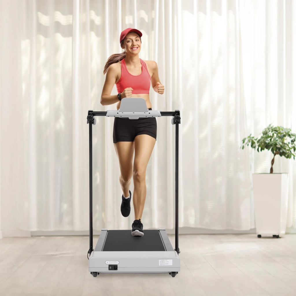Ambifirner Portable Folding Treadmill, 3.0 HP Foldable Compact Treadmill for Home Office with 300 lb Capacity for Walking & Running