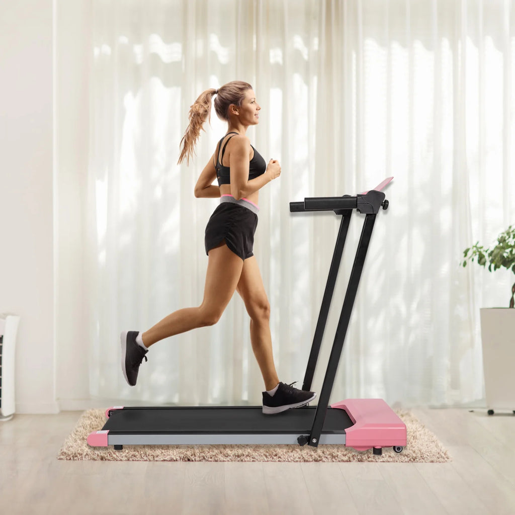 Ambifirner Portable Folding Treadmill, 3.0 HP Foldable Compact Treadmill for Home Office with 300 lb Capacity for Walking & Running