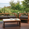 Jaylon Water-Resistant Patio Lounge Chair/Loveseat Cushion Arlmont & Co. Fabric: Espresso, Size: 5" H x 25" W x 27" D