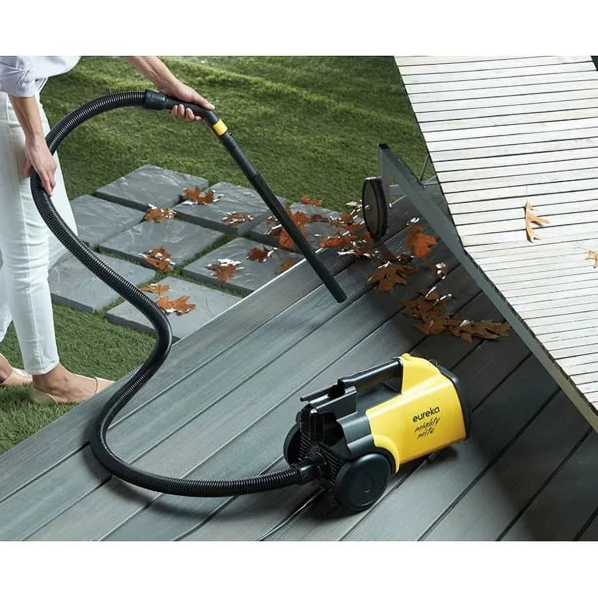 Eureka Mighty Mite 3670G Corded Canister Vacuum Cleaner, Yellow, Pet